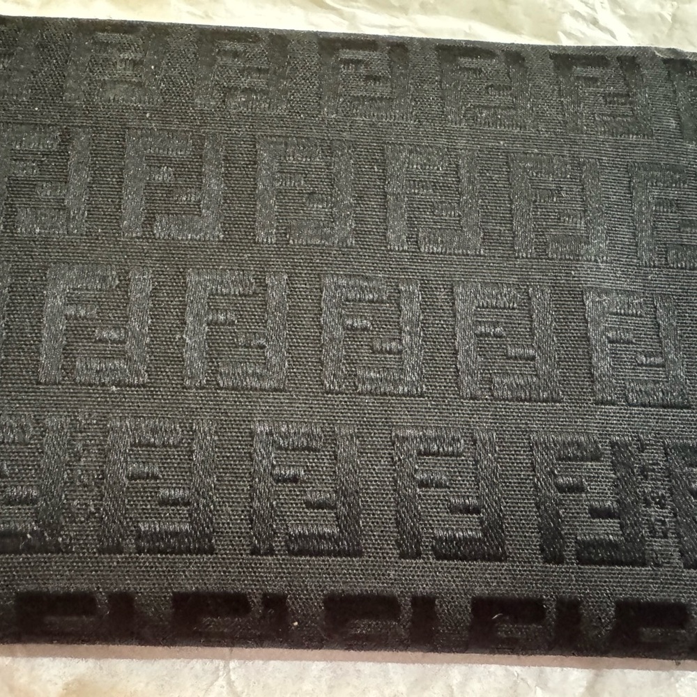 Fendi Black zucca fold over wallet - Picture 9 of 15